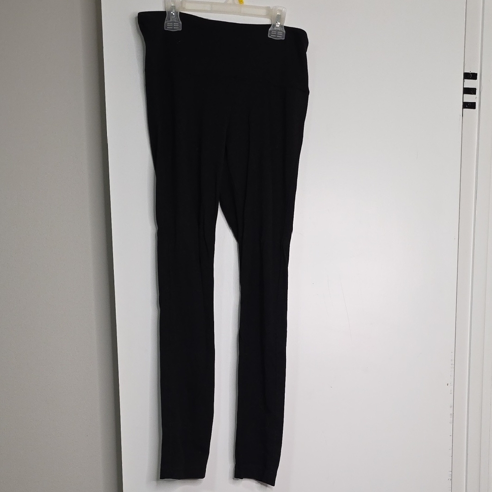 White House Black Market Classic Black Leggings - Picture 1 of 3